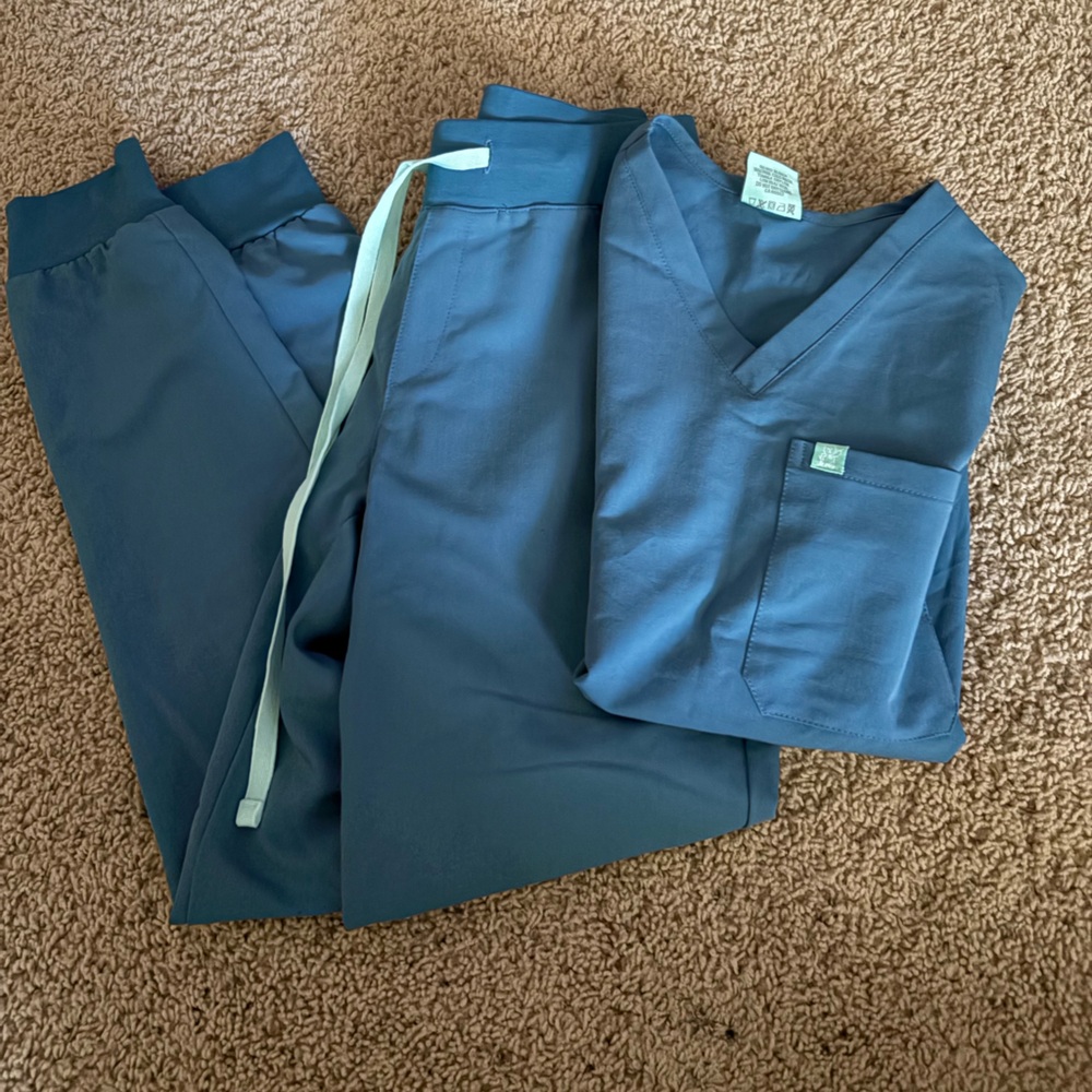 Blue Scrub Set